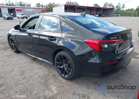 2022 Honda Civic Sport z USA, uszkodzony, nr VIN 2HGFE2F54NH560327